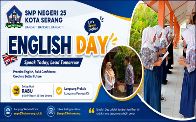 English Day SMP Negeri 25 Kota Serang: Membangun Budaya Berbahasa Inggris Setiap Hari Rabu
